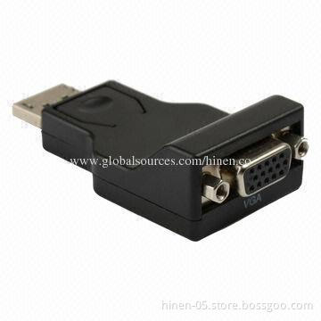 DisplayPort to VGA Converter, Support Resolution with Pixel Rate Up to 180Mhz